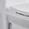 The white toilet is made by high-temperature firing with a bright and clean glaze. It is a water-saving toilet specially designed for bathrooms Application Scenario